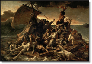 "The Raft of the Medusa", by Eugene Gericault
